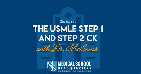 The USMLE Step 1 and Step 2 CK with Dr. McInnis of Doctors in .